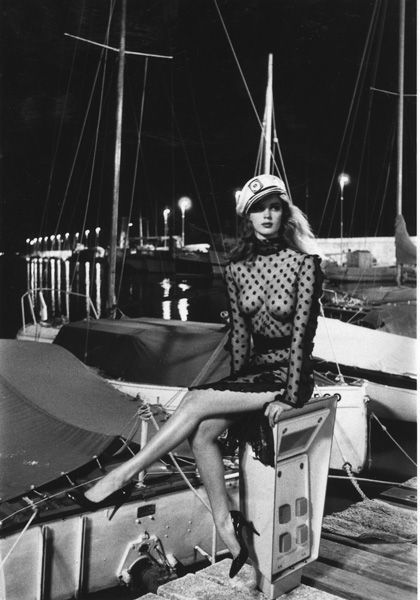 ralfbayer: Photo: Helmut Newton, Saint Tropez, 1980. Dress: Sonia Rykiel