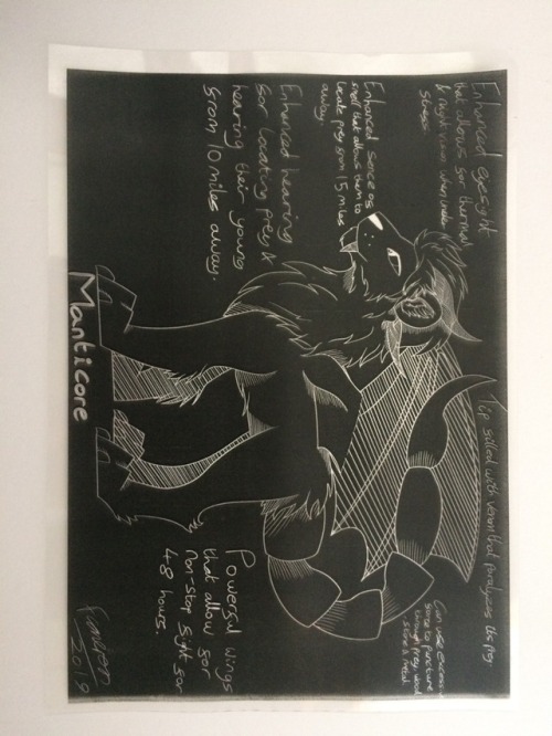 Manticore Cyanotypes From College 