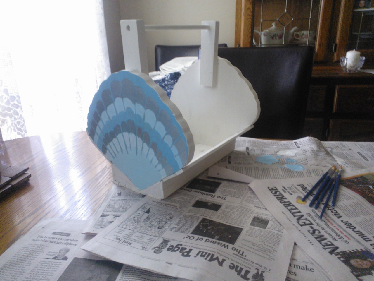 I&rsquo;m really proud of this btw. I found this seashell box with handle at