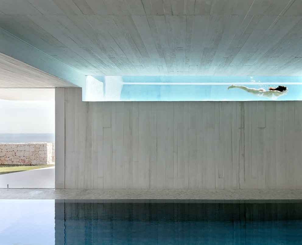 archatlas:  PoolsWhat’s better than a house with a pool? A house with a pool that’s