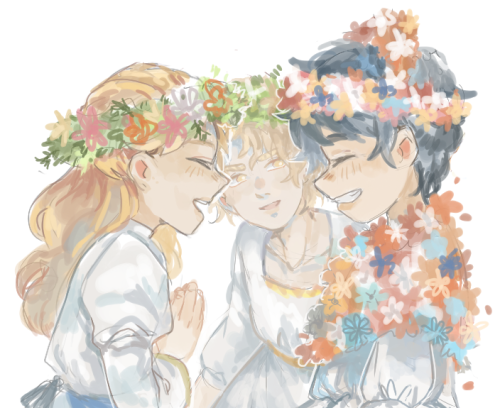 a bit ooc but uh, midsommar au