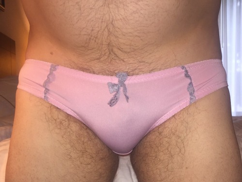 friendofpanties:  Pink Panties with a Grey adult photos