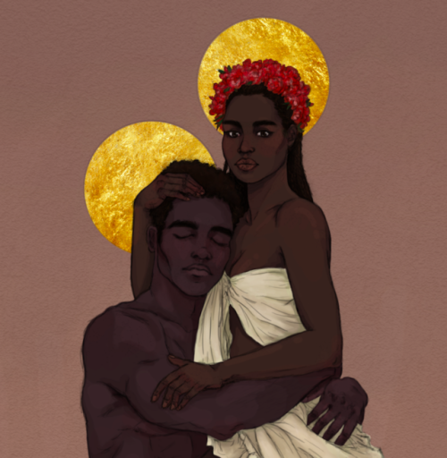 cadhla-marie:nouketou:Persephone and Hades neoclassical vibes, based on this picture still strugglin