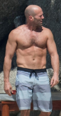 mynewplaidpants:  Jason Statham at the beach