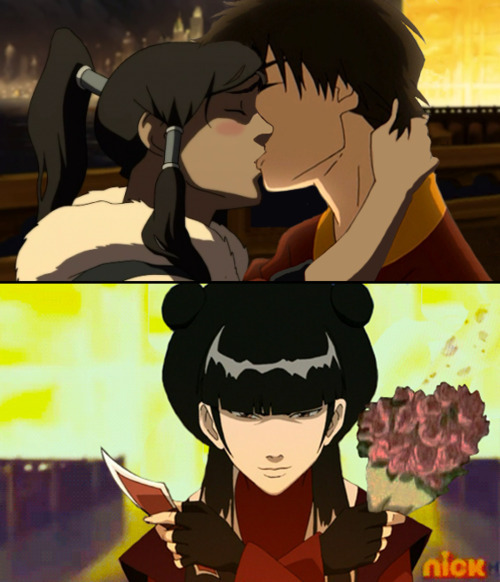 threesome-with-sasuke-and-zuko:  Here is Korra Kissing Meme part 2! :) 