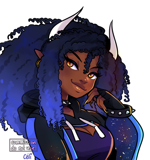 pianta:blazette midnight 💙  ↳  commission for blaze!