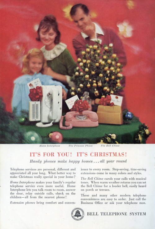 misforgotten2:  Why telephones for Christmas? It’s simple, the family was perpetually in a dru
