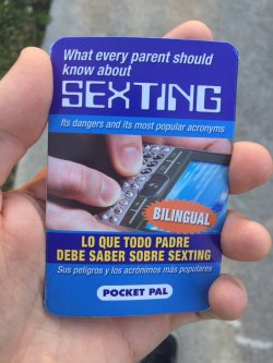 wilwheaton:  brucesterling:  *Who gets paid to invent this kinda stuff for anxious parents  “For more sexting acronyms, visit the Internet.” 