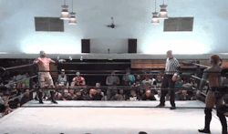 kud-lucas:  PWG is the only place where the crowd cheers when two wrestler faint.
