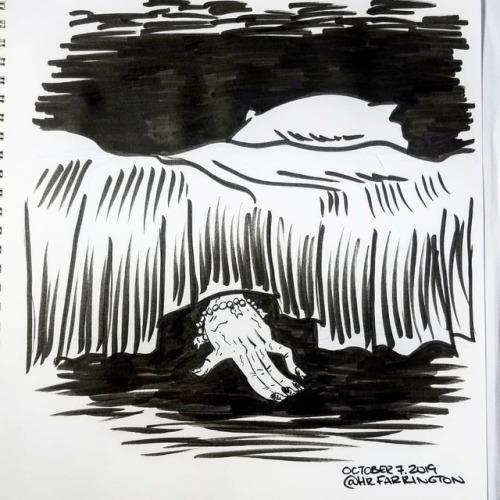 Quick one today in between the dentist and my work shift ^^; - here&rsquo;s a bogeyman/woman! . 