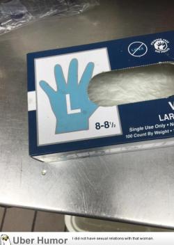 omg-pictures:  The new guy at work asked where the box of right handed gloves were….http://omg-pictures.tumblr.com 