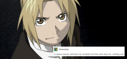 mumblesjumble:Guess who just finished FMA and is starting Brotherhood?