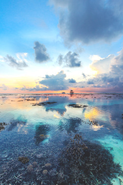 wavemotions:  Sunset in Maldives