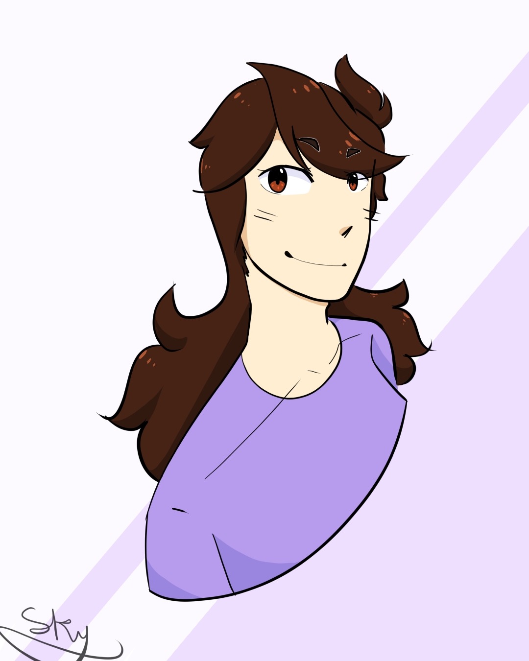 rapidly apologises* — here have a jaiden fanart