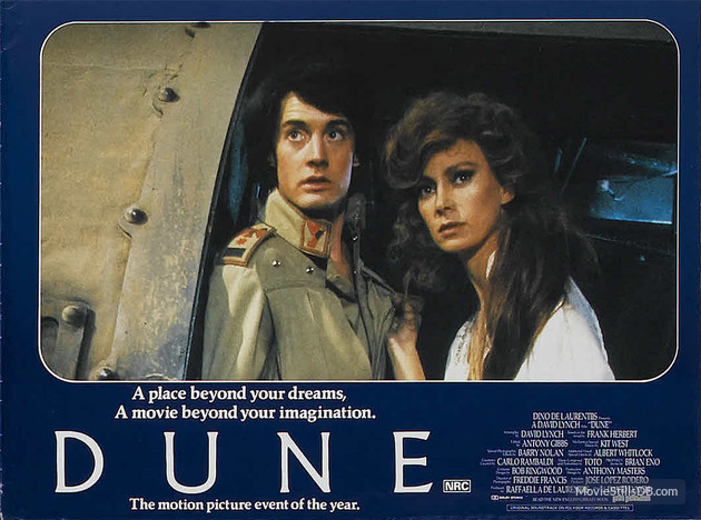 dunequotes:  Dune Movie Theater Lobby Cards from 1984 