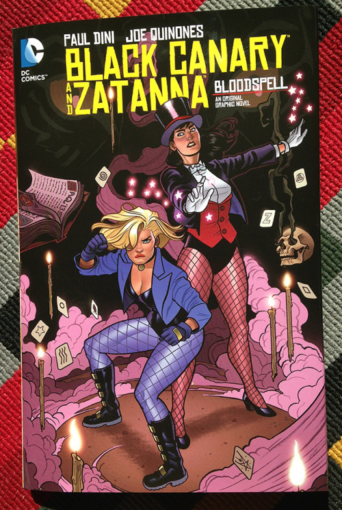 Just one week until the release of the OGN I drew, Black Canary and Zatanna: Bloodspell, written by 