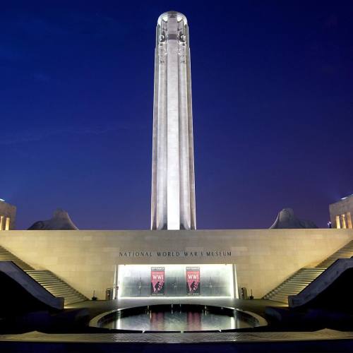 The Liberty Memorial stands tall amid the KC skyline as a monument to those who fought in the First 