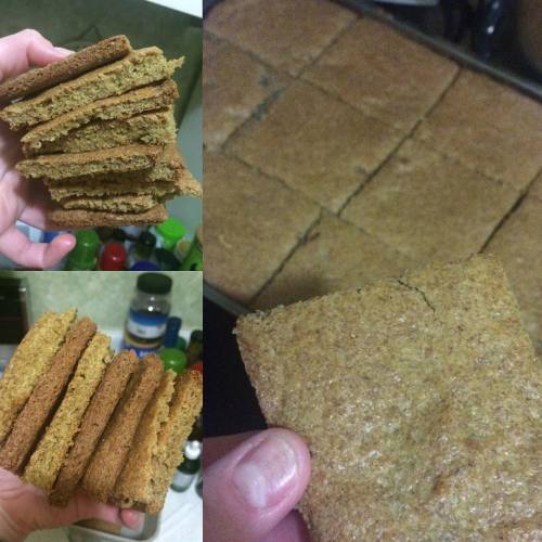 irrelephantlybeautiful: Homemade flax focaccia style flat bread. Because sometimes you just want bre