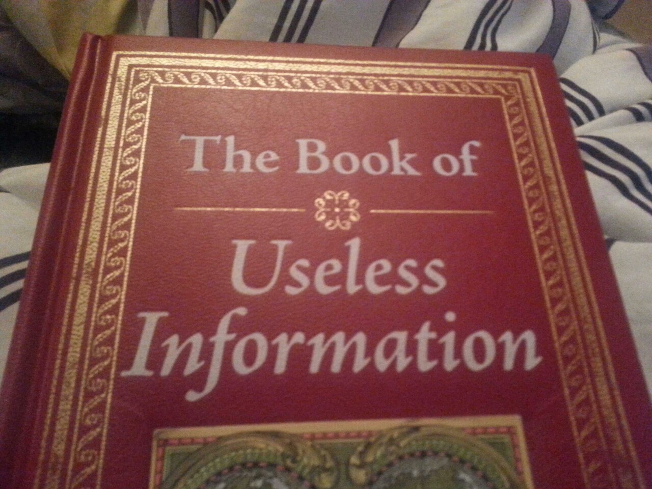 raggedyblue-box:  Whoever reblogs this will get a random fact from this book. (No