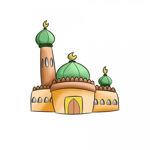 Cheap simple mosque drawing big sale  OFF 71