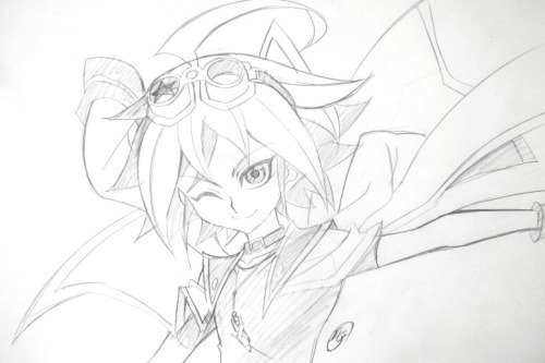 xyz-speedroid-cannon:  Yugioh Protagonists Drawn by Arc V Animator Ebina! 