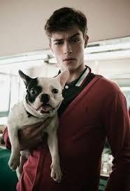 genesis950:  Hot guys & their dogs   Male Models and dogs
