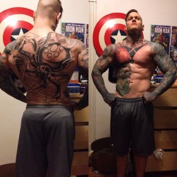 nathansummers:  Chest and back tonight After