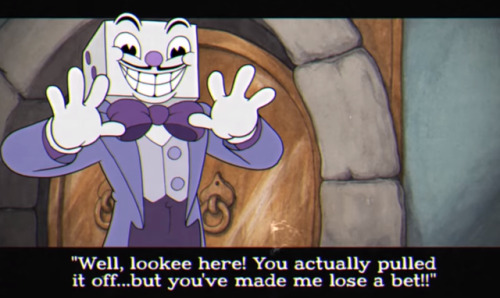 markwing-davey:King Dice’s appearances (excluding his final battle) in Cuphead (2017)
