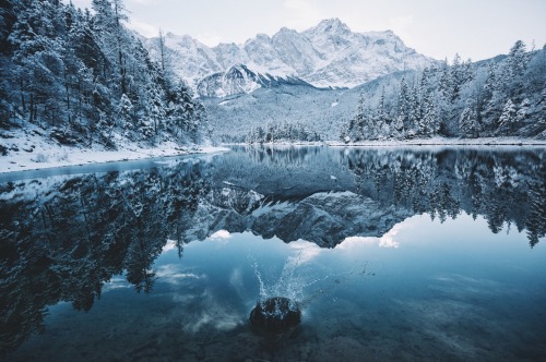 bokehm0n:Winter is back in the Alps.