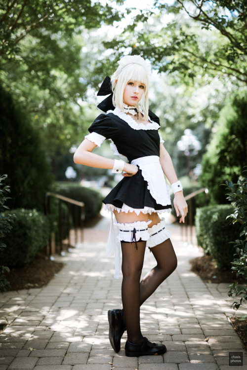 fluffywanwan: Saber Alter Maid by Jean WanWanwww.patreon.com/jeanwanwanPhotos by @chasisphot