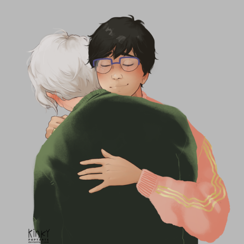 kiilea: because skating living legends have bad days too ✿ of course Vitya cuddles back