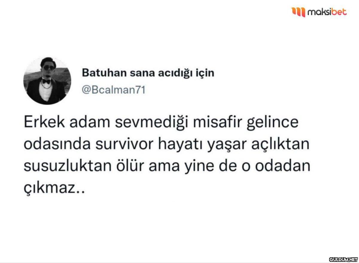 Batuhan sana acıdığı için...