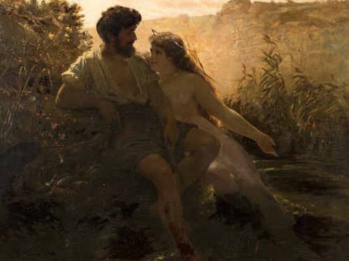 silenceforthesoul:Wilhelm Kray (1828-1889) - Lure of the Nymph