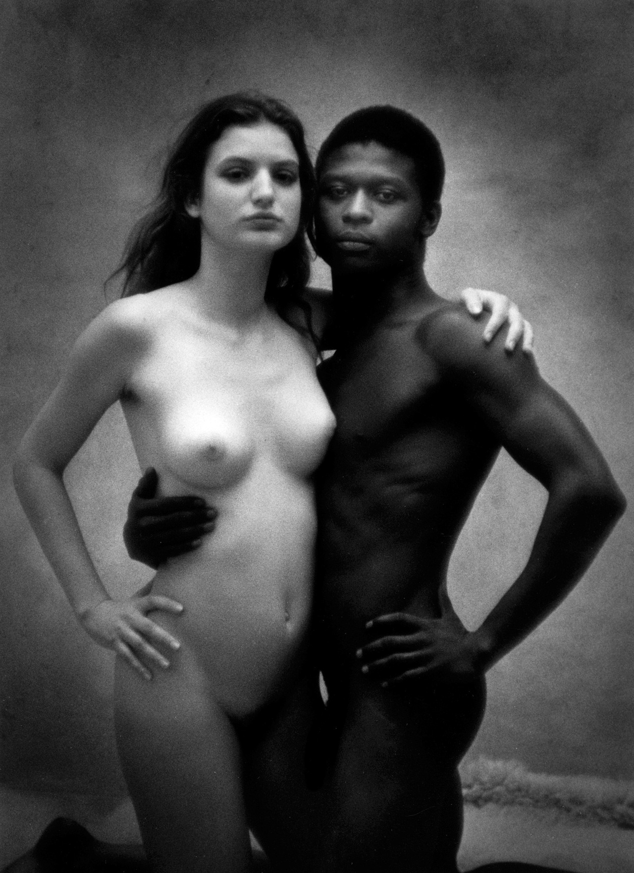 lightsome:  Ed van der Elsken, Adrienne Morrien and David Niang, 1969.