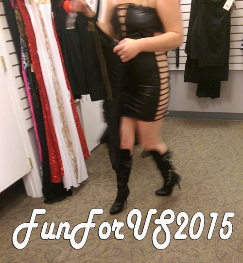 j-and-t-midwest-hotwife:  funforus20fifteen:  More Dress shopping fun! Did I mention how much I enjoy watching her strut around the store in these dresses!! SO much fun!  Another favorite couple!  She’s sexy, and I really love how he adores her!