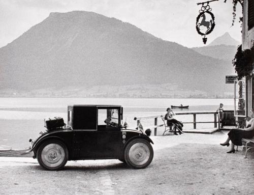 paolo-streito-1264:  Alfred Eisenstaedt. Hanomag Kommisbrot car at Wolfgangsee, Salzburg, 1932. 