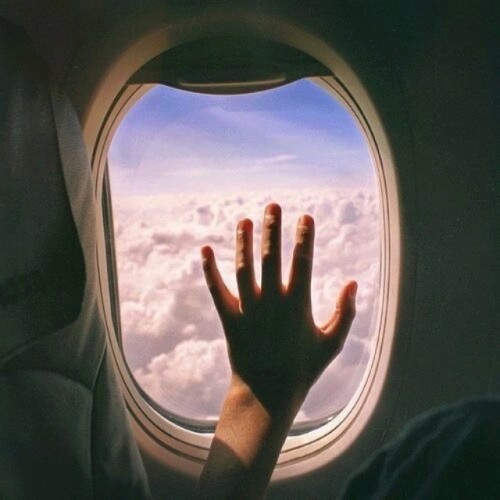 #airplane #air#hand #fingers#window#sky#heven#travel#clouds #like#cottoncandy#lovely