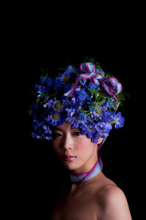 In awe of these extraordinary floral &ldquo;hairdressing&rdquo; arrangements from Japanese a