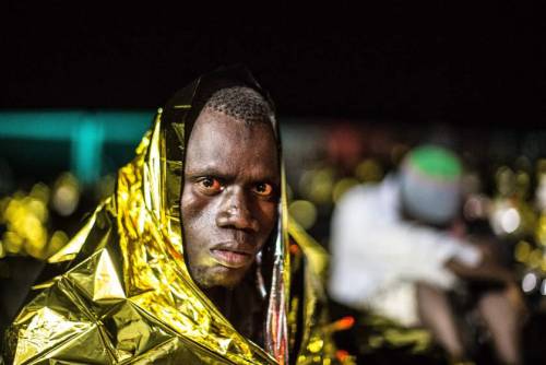 fooleyes:Boat Migrants Risk Everything for a New Life in EuropePhotographer Massimo Sestini accompan