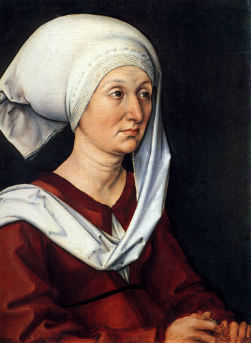 Portrait of Barbara, 1490, Albrecht DürerMedium: oil,panel