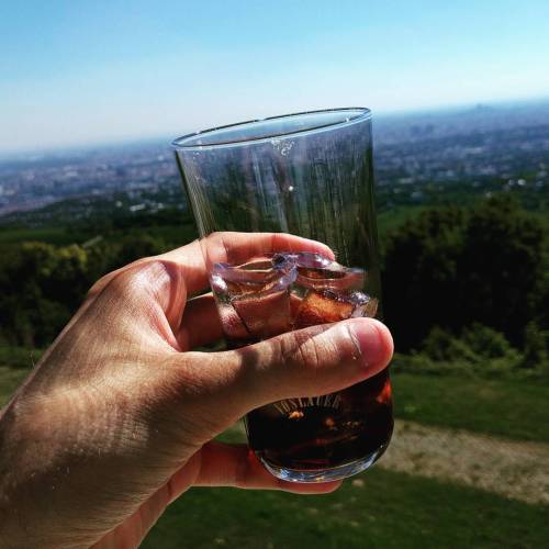 Nothing is better than icecold Coke #cocacola #coke #vienna #view #kahlenberg #sun #landscape (hier:
