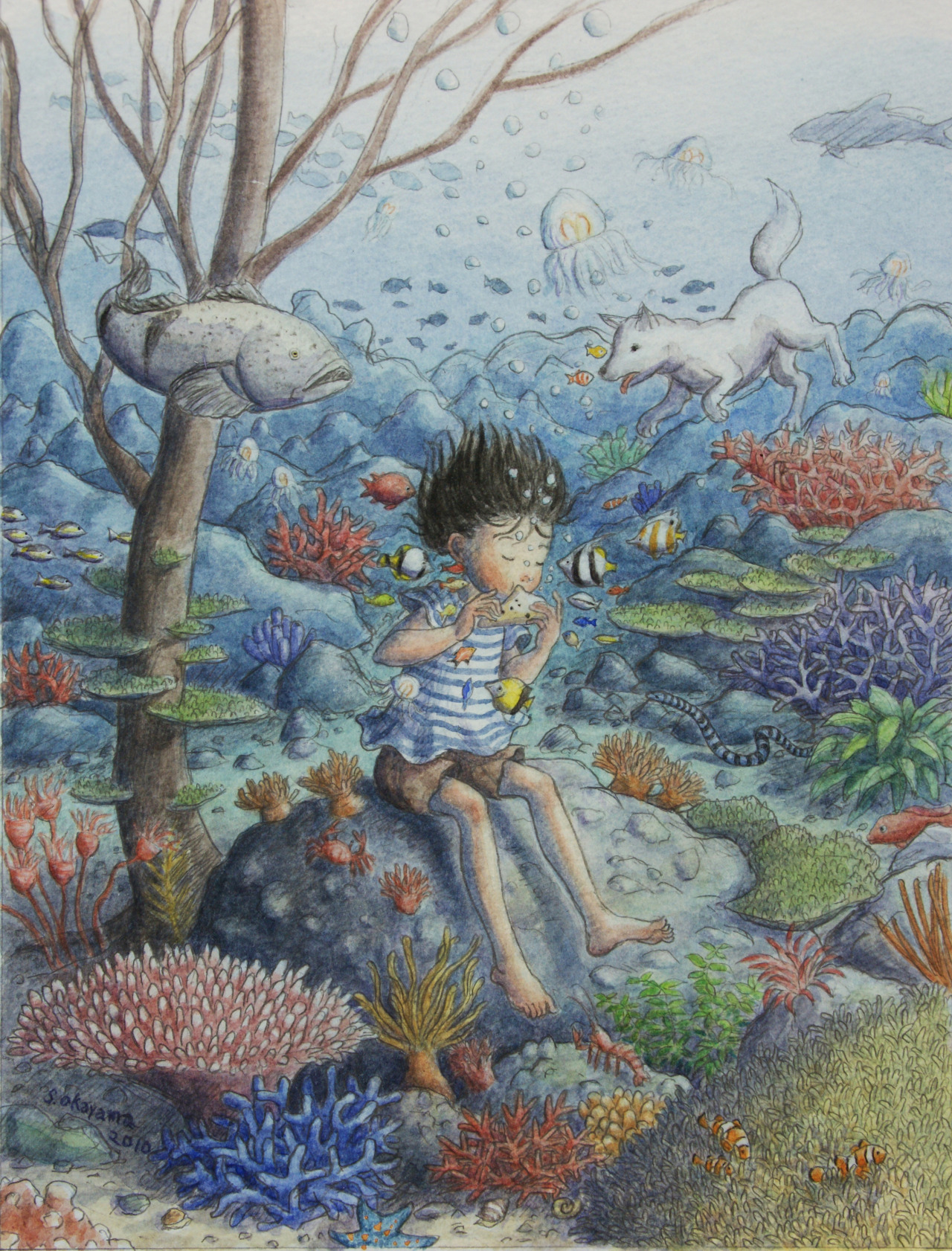 theartofanimation:  Peroinu  -   http://okayamashinya.com  -  https://www.facebook.com/shinya.okayama.33