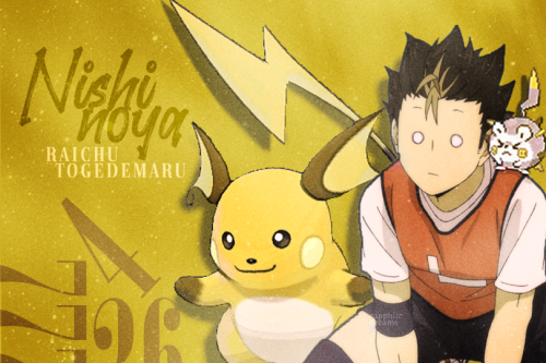 sapphitedreams: “The team with the better six is stronger.” ── Day 3, CrossOver : Karasuno X Pokémon