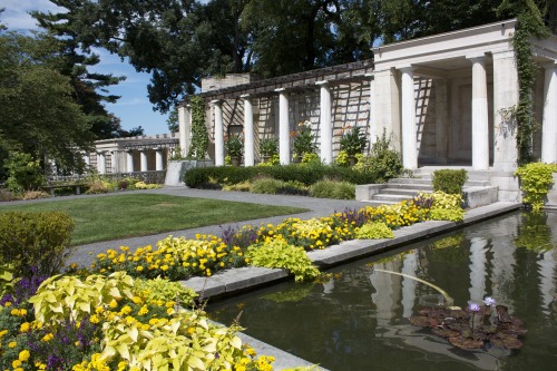 Last week I visited the Untermyer Gardens in Yonkers.  I took the Metro North and walked up quite a 