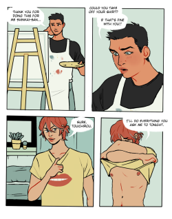 takuminari:  AU in which izumida is an art