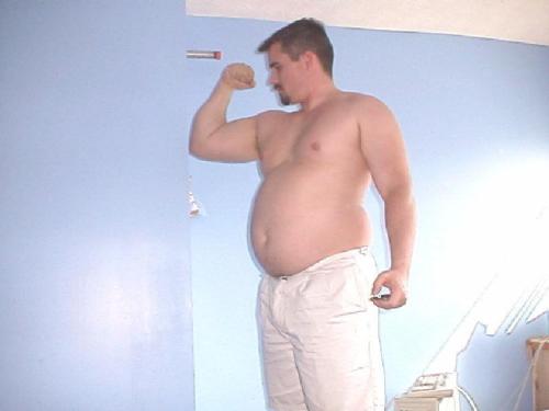 heavyryan:  bloatmeup:  fuckyeahbeerbellies:When your embarrassing transition from bodybuilder to butterball is immortalized online for all to see.  What a fucking hot man  Does anyone know what he looks like today?