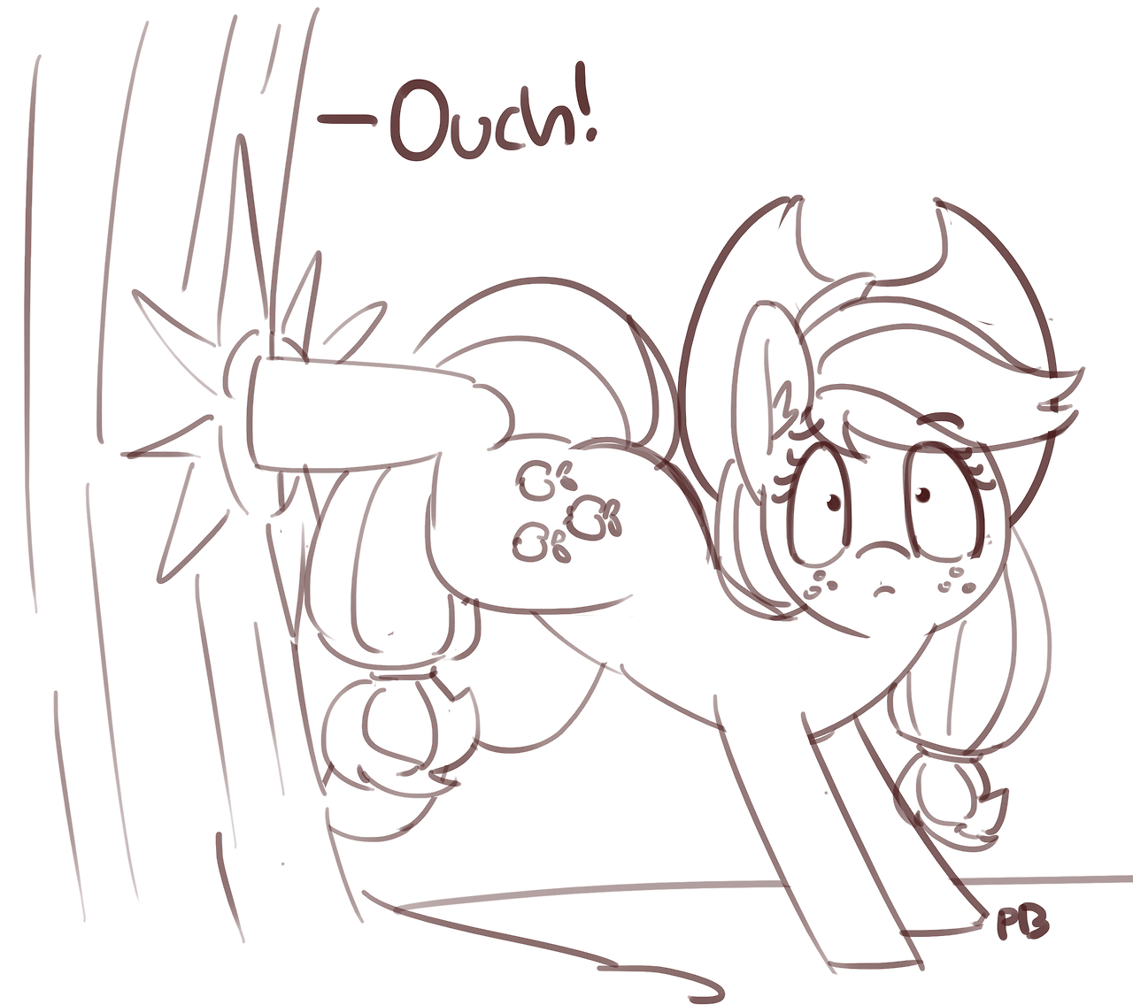 pabbley: Mid of March Art Dump “Talking Trees!” Edition “Pone Golf” Panko