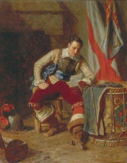 The Standard-Bearerby John Seymour Lucas .Date painted: 1903