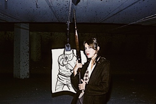 wexler:Carrie Fisher at a firing range in New York in 1979. She was taking target practice as part o