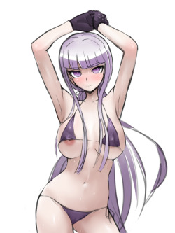 ahentaiscompatriot:  Kyoko Kirigiri from Danganronpa request by marcosse7777Play and fulfil your naughtiest fantasies&gt;